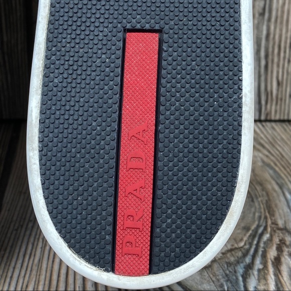 COPY - Prada Satin Low Top Textured Cap Platform Sneakers - Picture 11 of 14